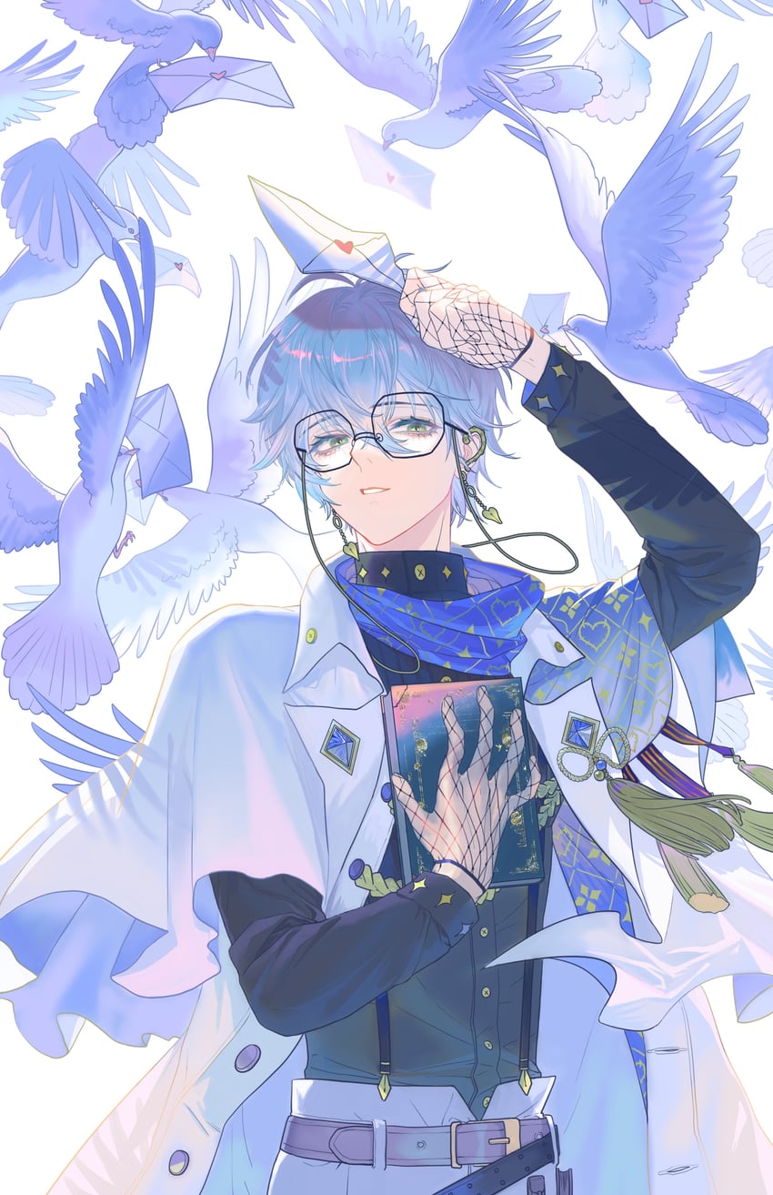 ike eveland (nijisanji and 1 more) drawn by yao_huang_buxiang_bei_kuai_zhuan