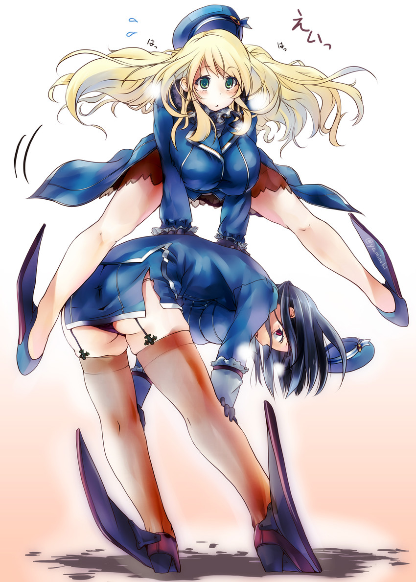 atago and takao (kantai collection) drawn by kousaka_yami