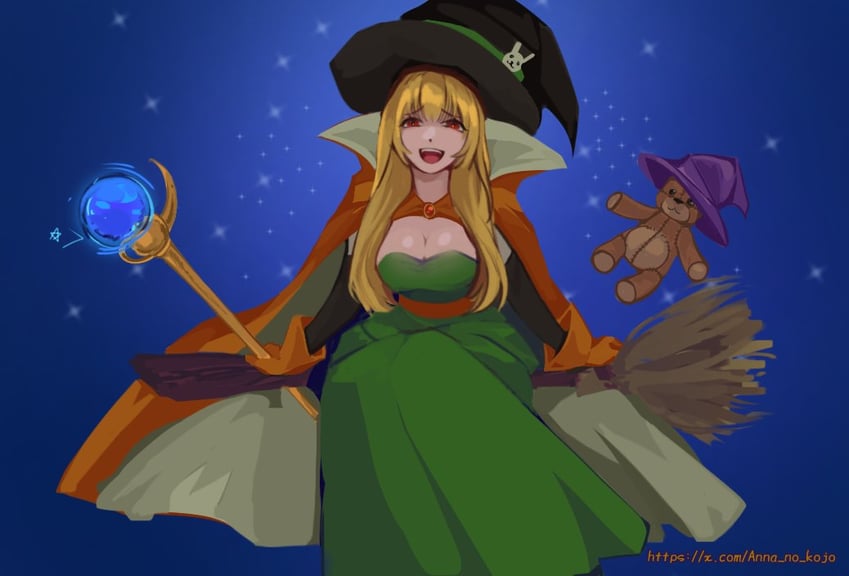 black alice and alicetroemeria (mon-musu quest! and 1 more) drawn by anna_no_kojo