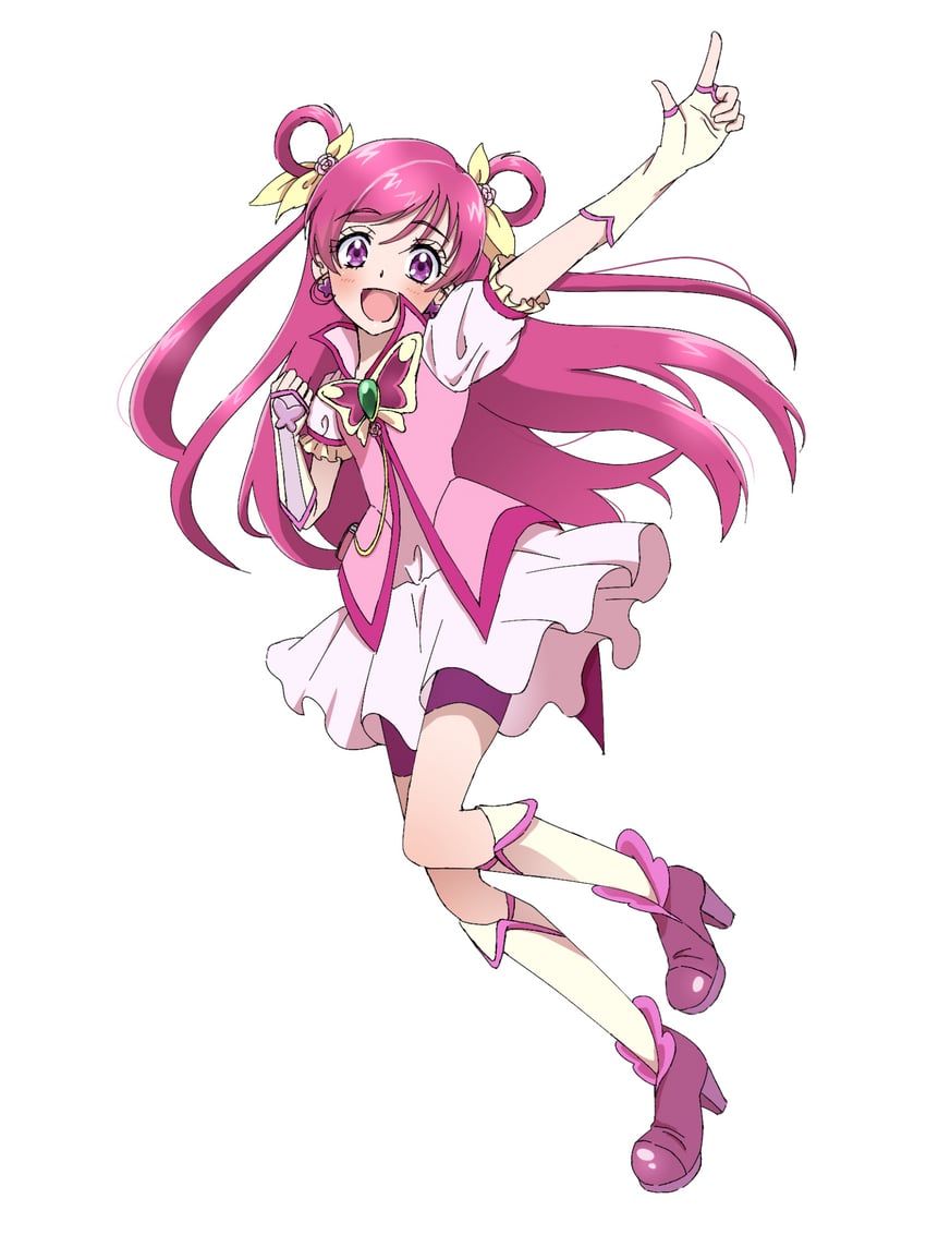yumehara nozomi and cure dream (precure and 2 more) drawn by shigen_pr