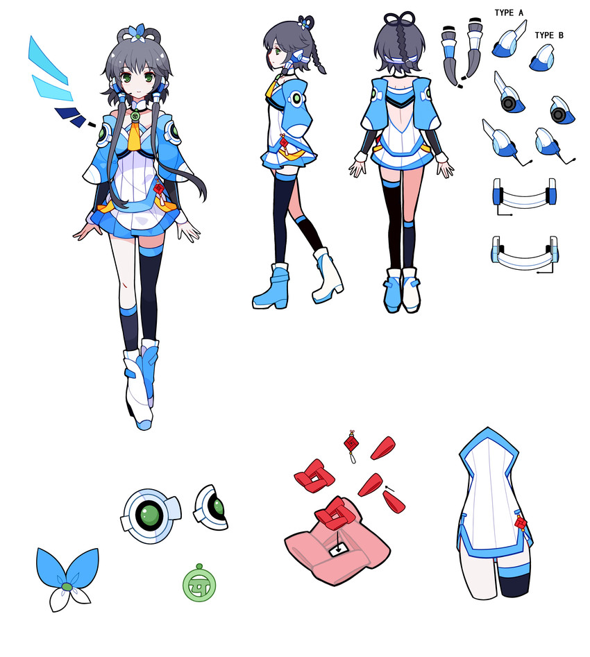 luo tianyi (vocaloid and 1 more) drawn by ideolo
