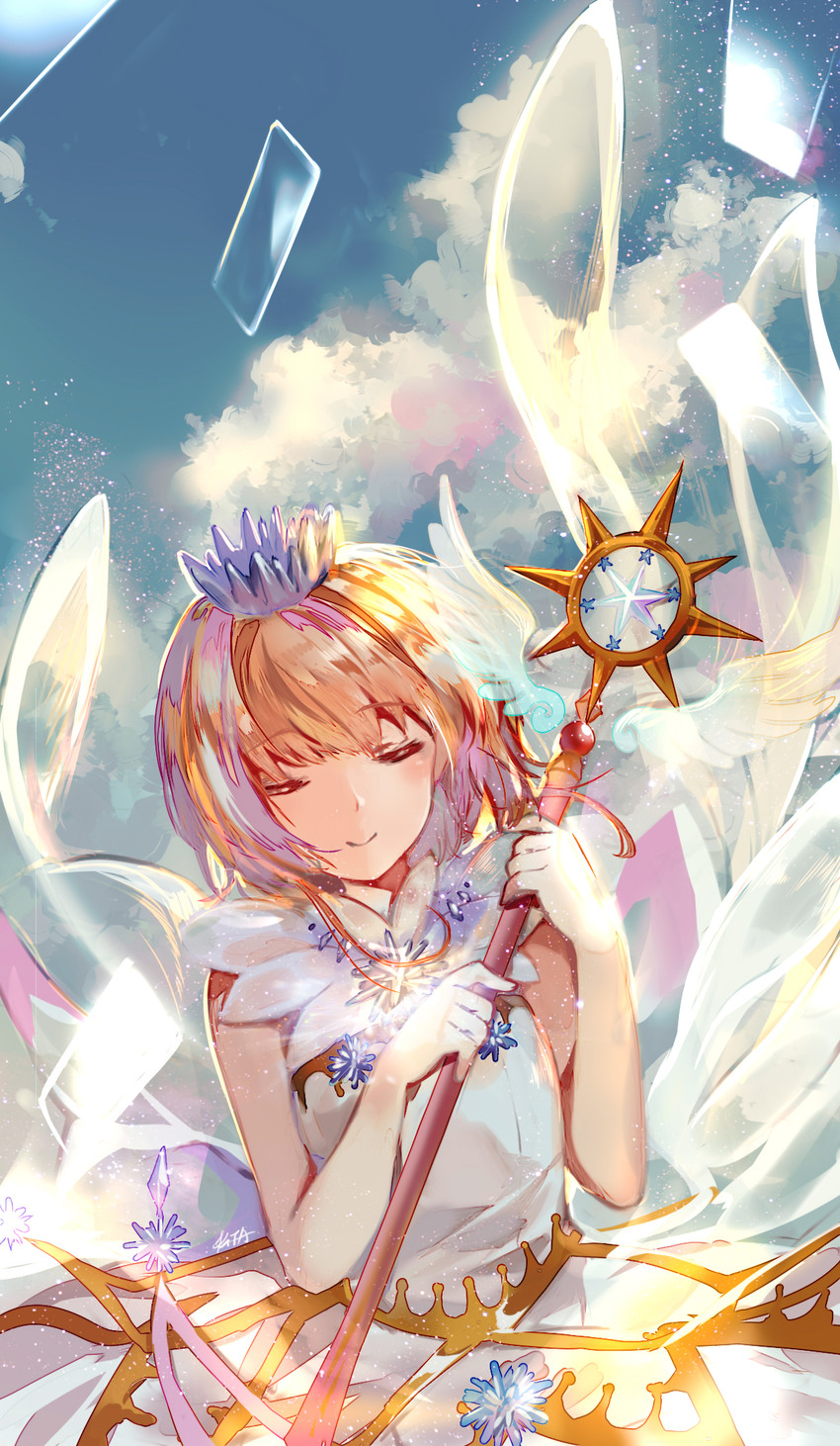 kinomoto sakura (cardcaptor sakura and 1 more) drawn by kita_(kitairoha)