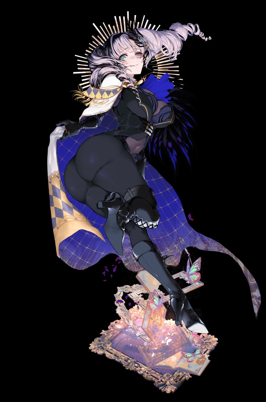 pavolia reine (hololive and 1 more) drawn by pochi_(pochi-goya)