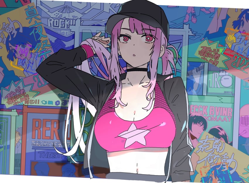 mori calliope (hololive and 1 more) drawn by higasizora-kai
