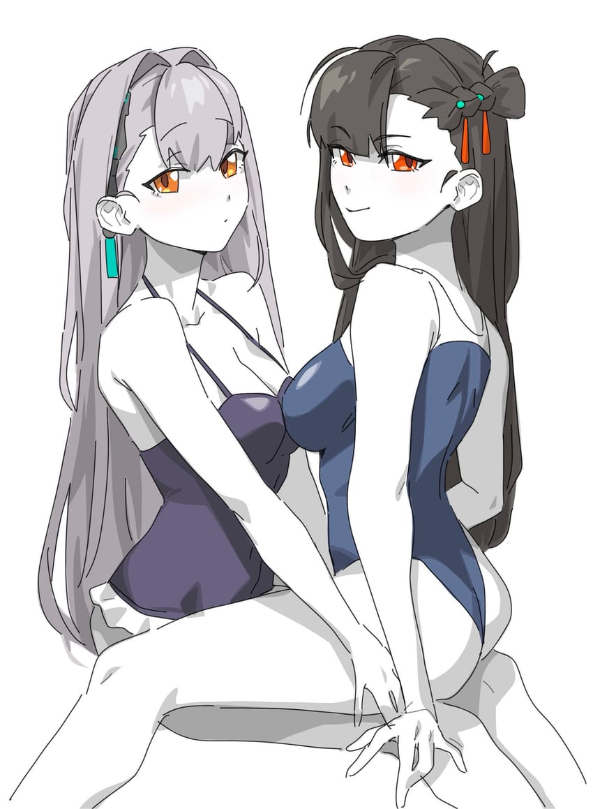 ak-alfa, qbz-191, qiongjiu, and tololo (girls' frontline and 1 more) drawn by emile_aoi