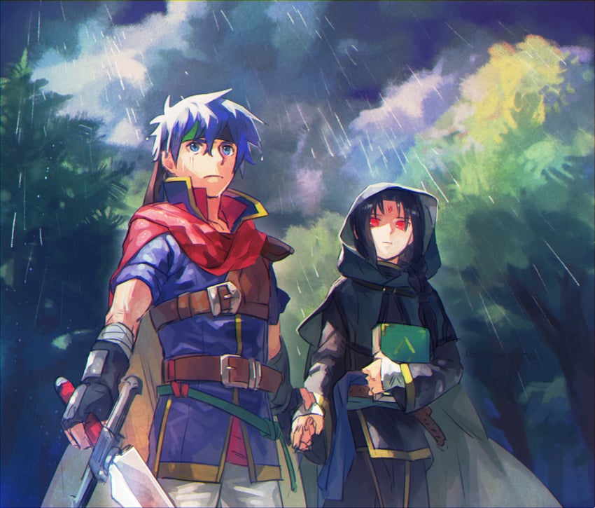 ike and soren (fire emblem and 1 more) drawn by picnicic