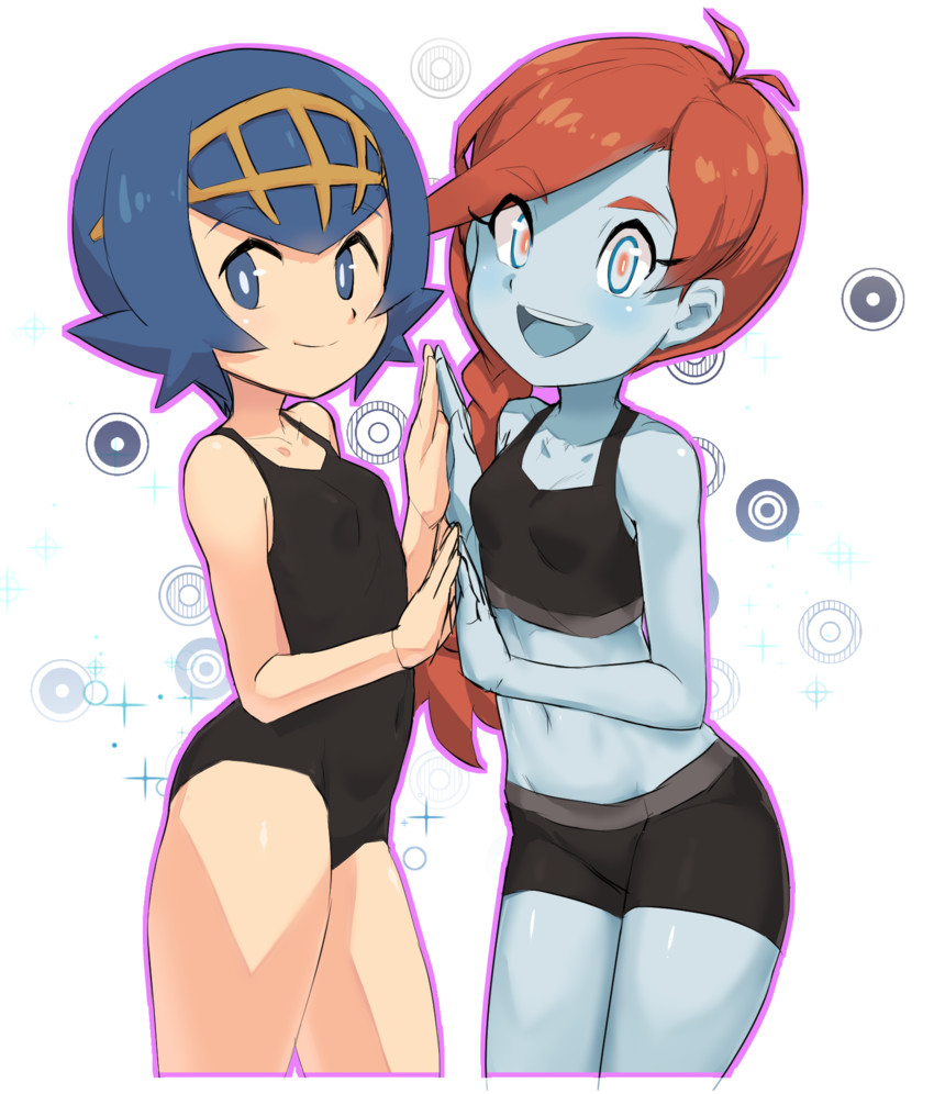 lana and zossie (pokemon and 2 more) drawn by nyonn24