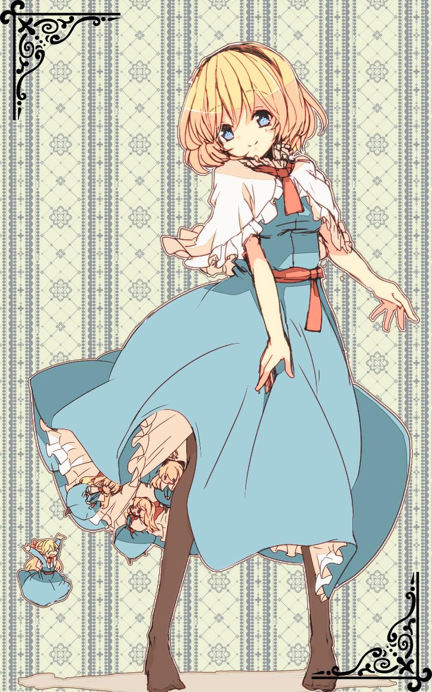 alice margatroid and shanghai doll (touhou) drawn by aoi_(annbi)