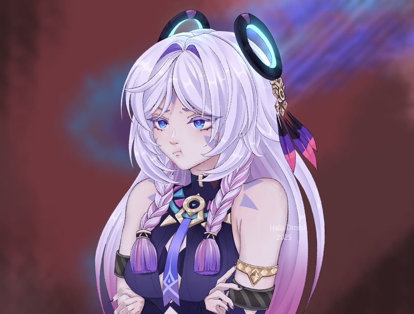 citlali (genshin impact) drawn by halia_drossi
