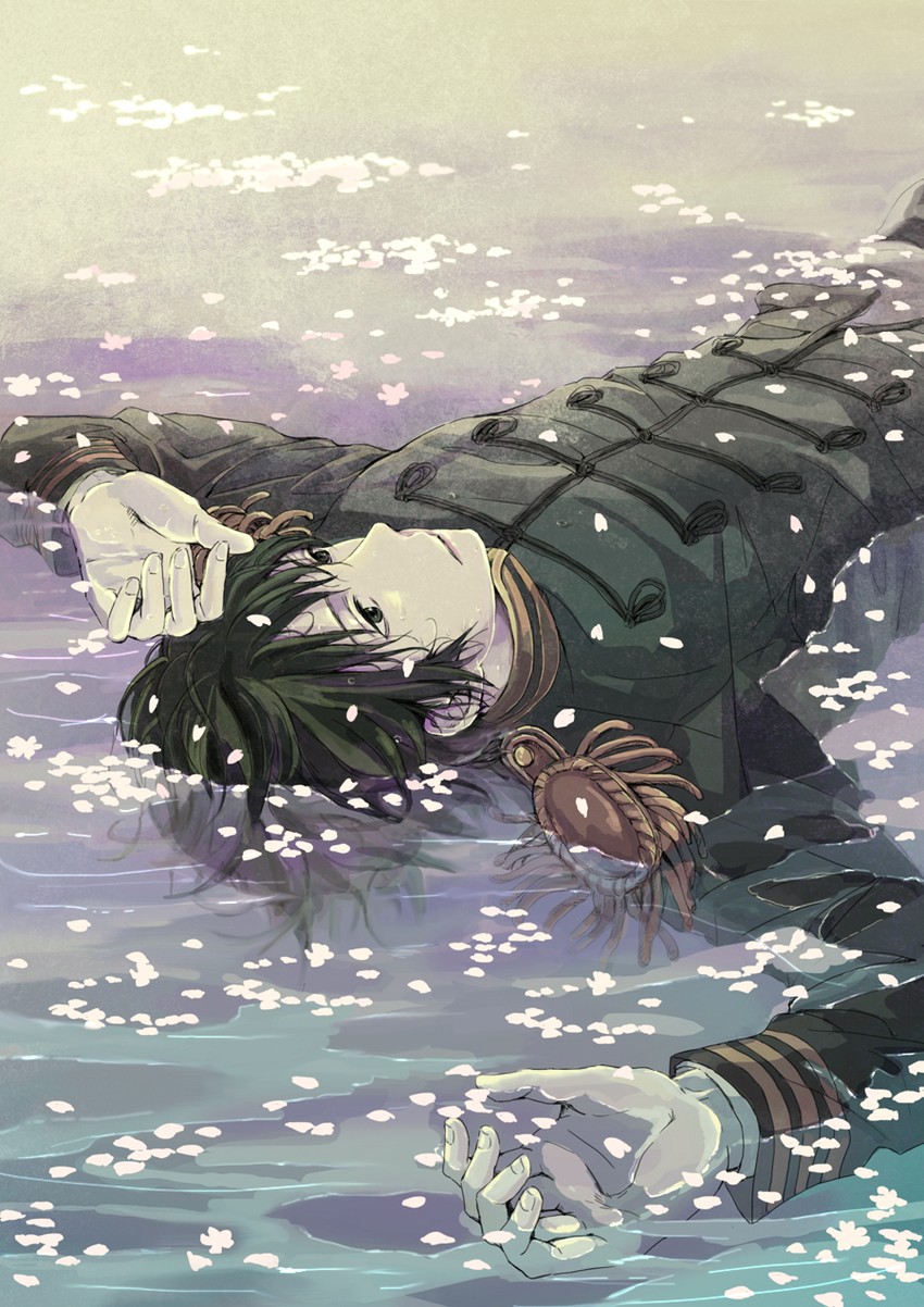japan (axis powers hetalia) drawn by kamamoto_(monotonecolor)