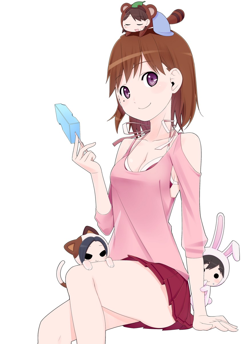 anegasaki nene, kobayakawa rinko, and takane manaka (love plus) drawn by kugatsu_takaaki