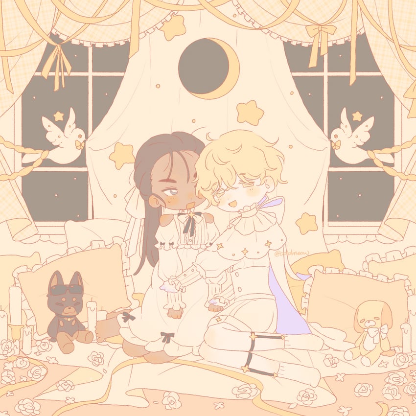 luka and hyuna (alien stage) drawn by coldmeow