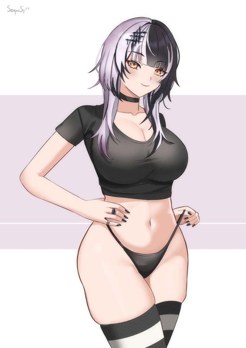 shiori novella (hololive and 1 more) drawn by senpaisif