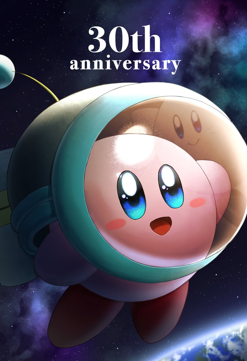 kirby, ranger kirby, and space ranger kirby (kirby and 2 more) drawn by jimaku