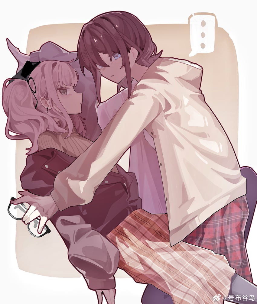 iseri nina and hina (girls band cry) drawn by haobuguniao