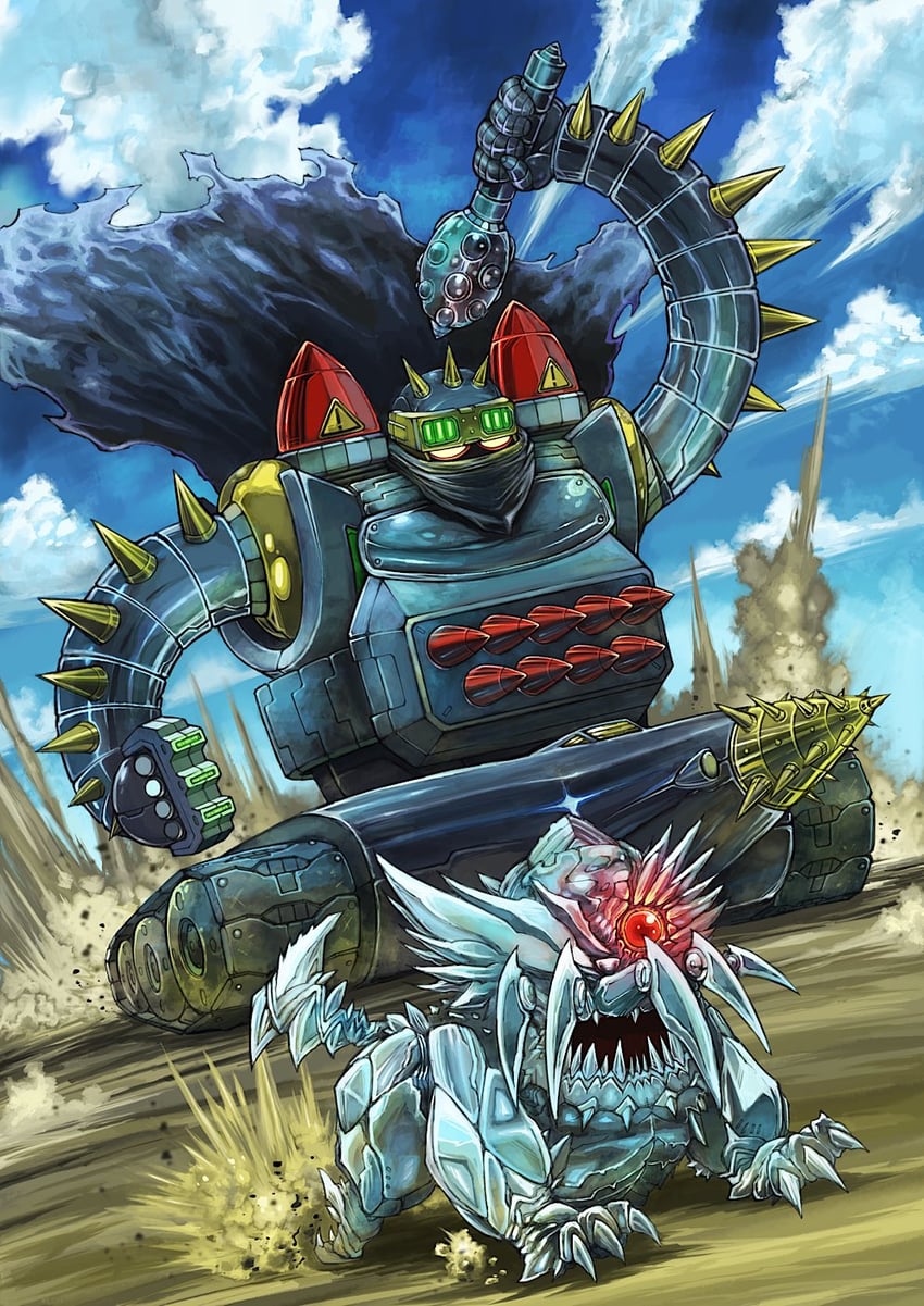 black getter and getter-3 (getter robo and 1 more) drawn by yamanushi