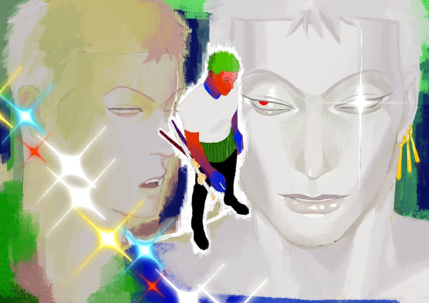 roronoa zoro (one piece) drawn by 404notfound_(404_2112)