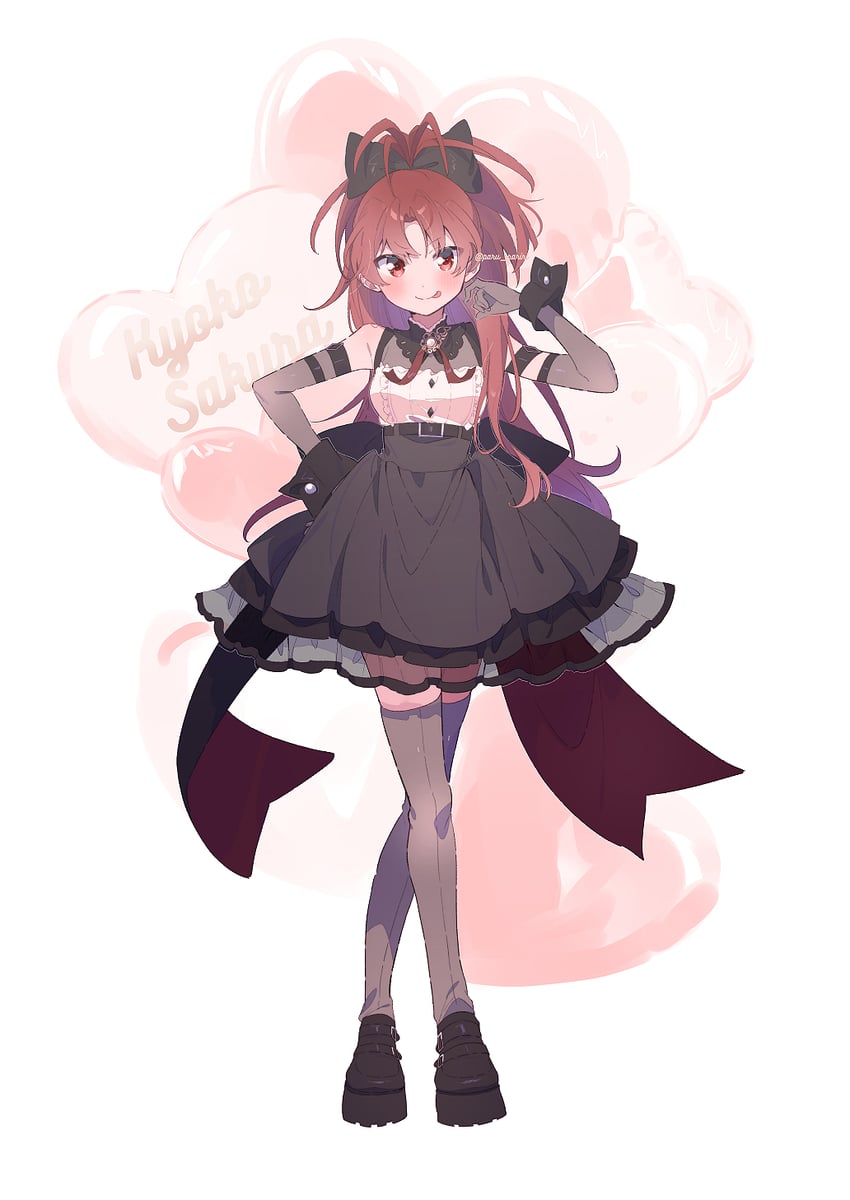 sakura kyoko (mahou shoujo madoka magica) drawn by serizawa_serizane