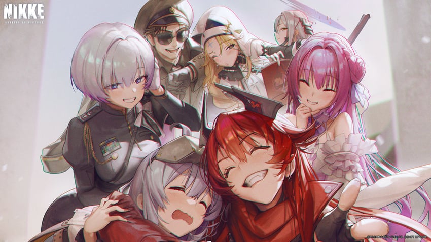 red hood, dorothy, rapunzel, scarlet, snow white, and 2 more (goddess of victory: nikke)