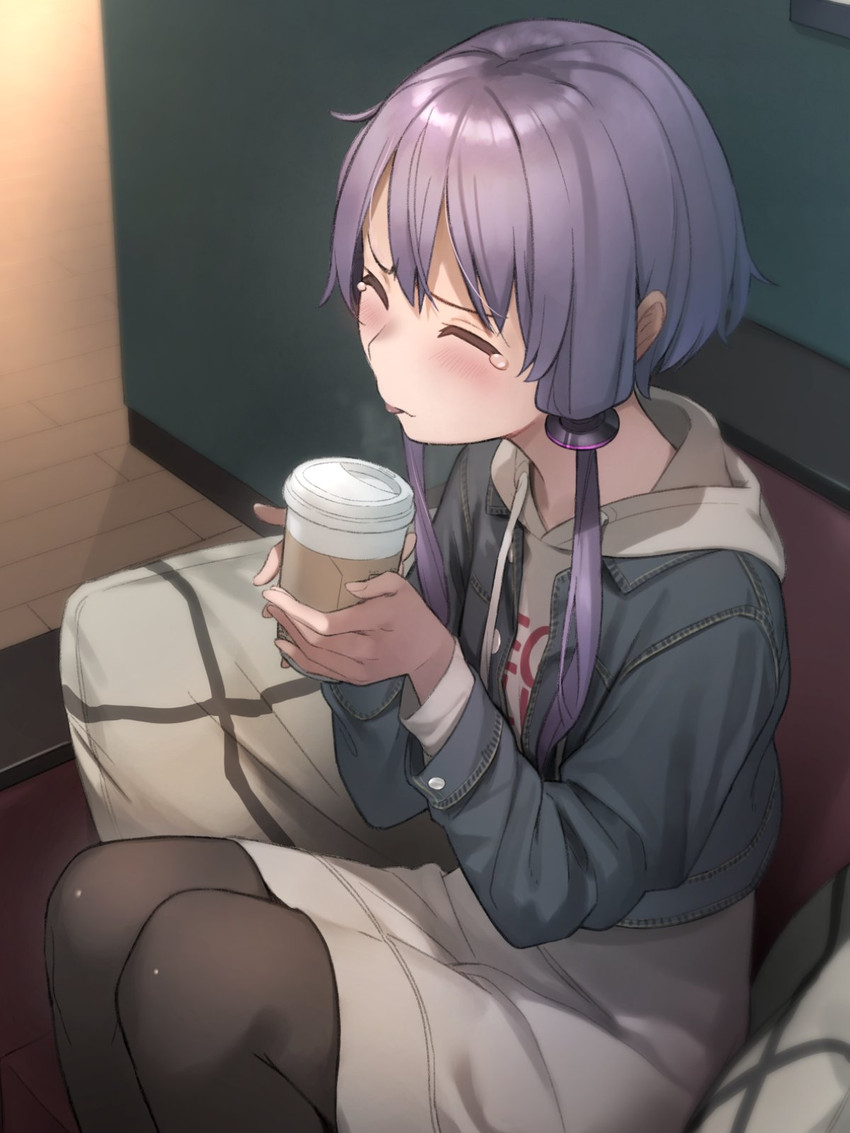 yuzuki yukari (vocaloid and 1 more) drawn by kuz