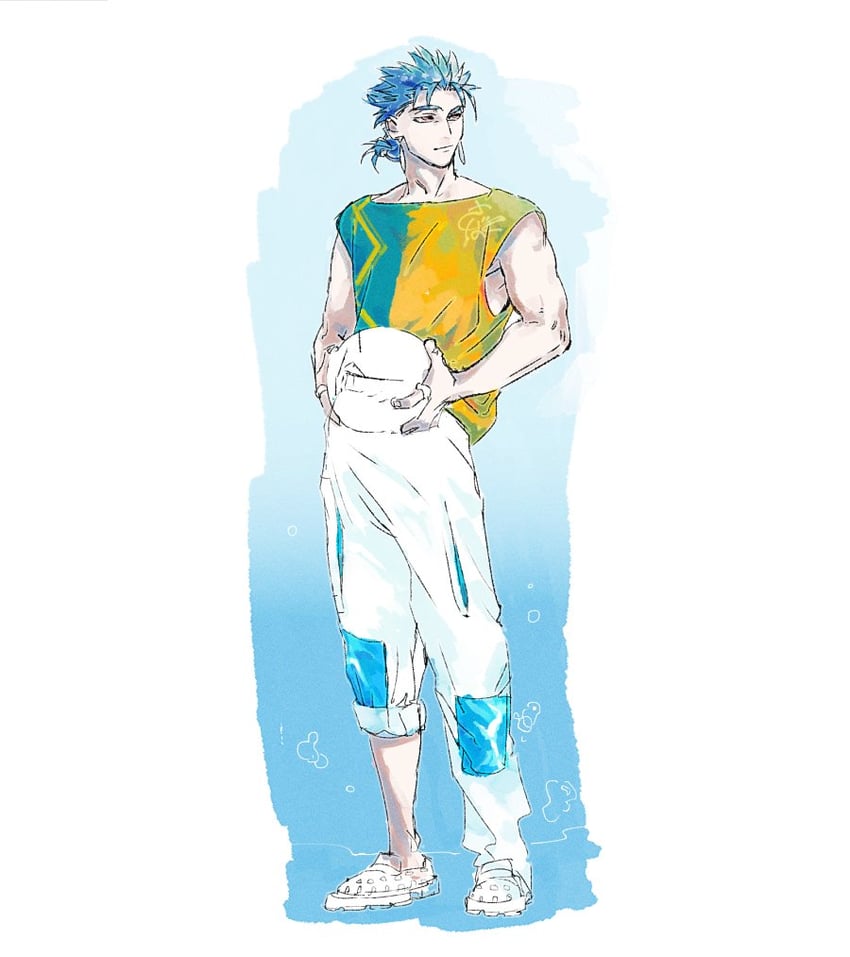 cu chulainn (fate and 1 more) drawn by sbdugite