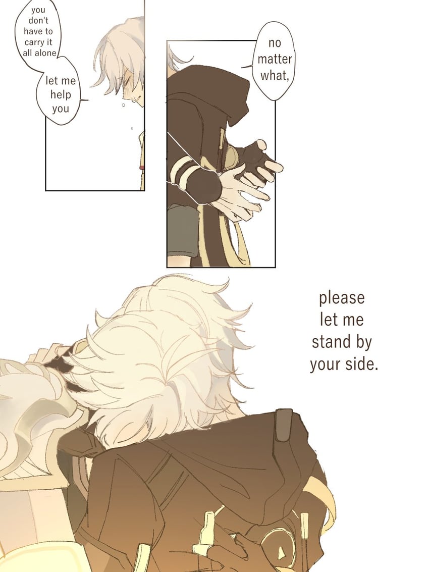 trailblazer, caelus, and phainon (honkai and 1 more) drawn by mariroynum1