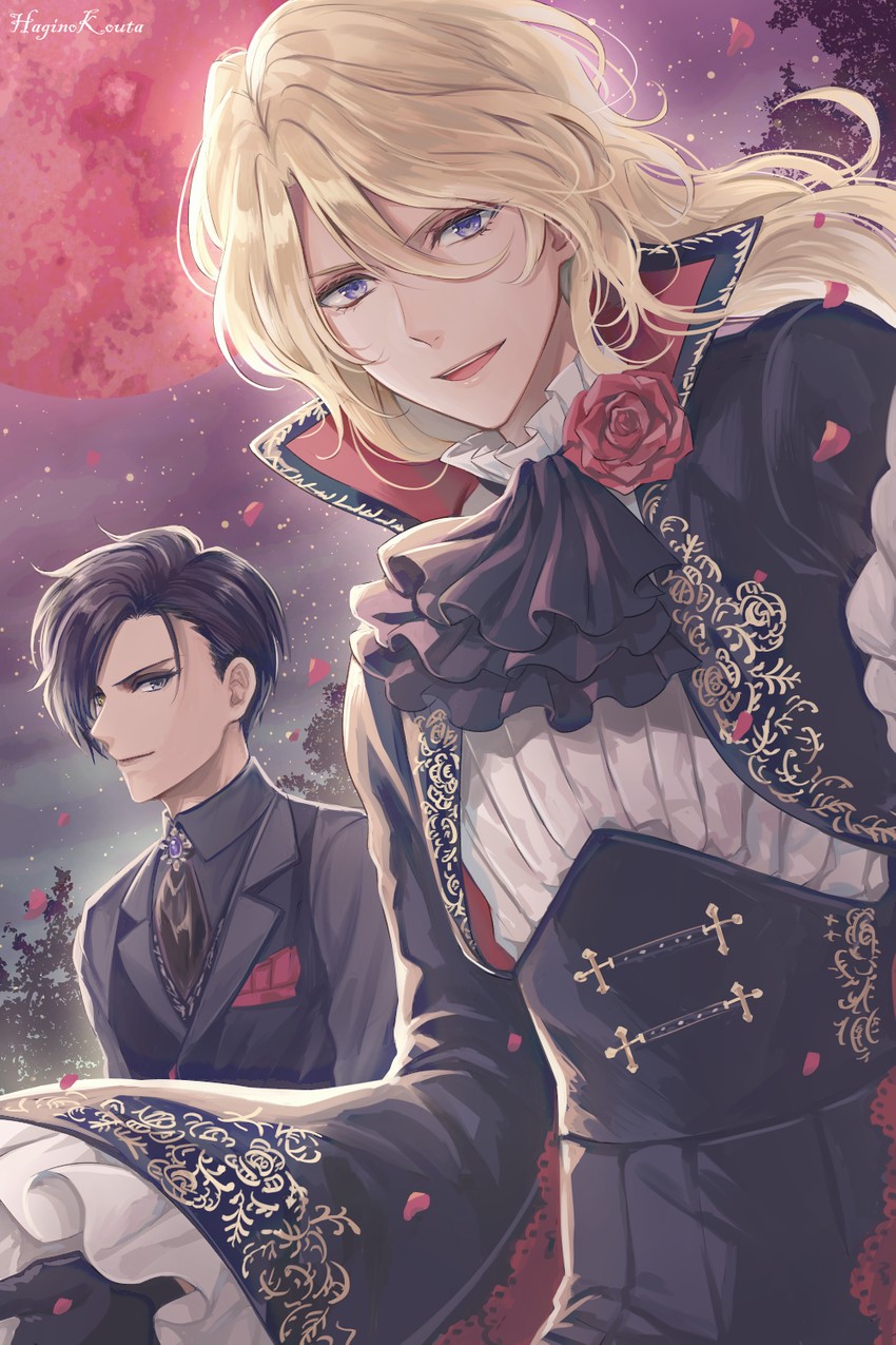 felix louis-claude mont d'or and kurokawa tomoru (from argonavis) drawn by hagino_kouta
