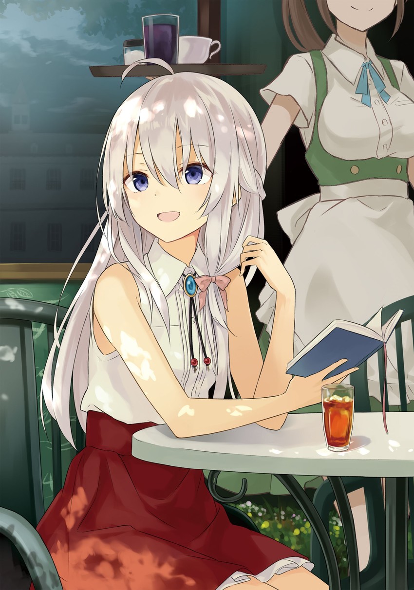 elaina (majo no tabitabi and 1 more) drawn by azuuru
