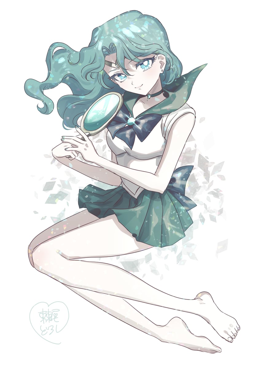 kaiou michiru and sailor neptune (bishoujo senshi sailor moon) drawn by loveodoro