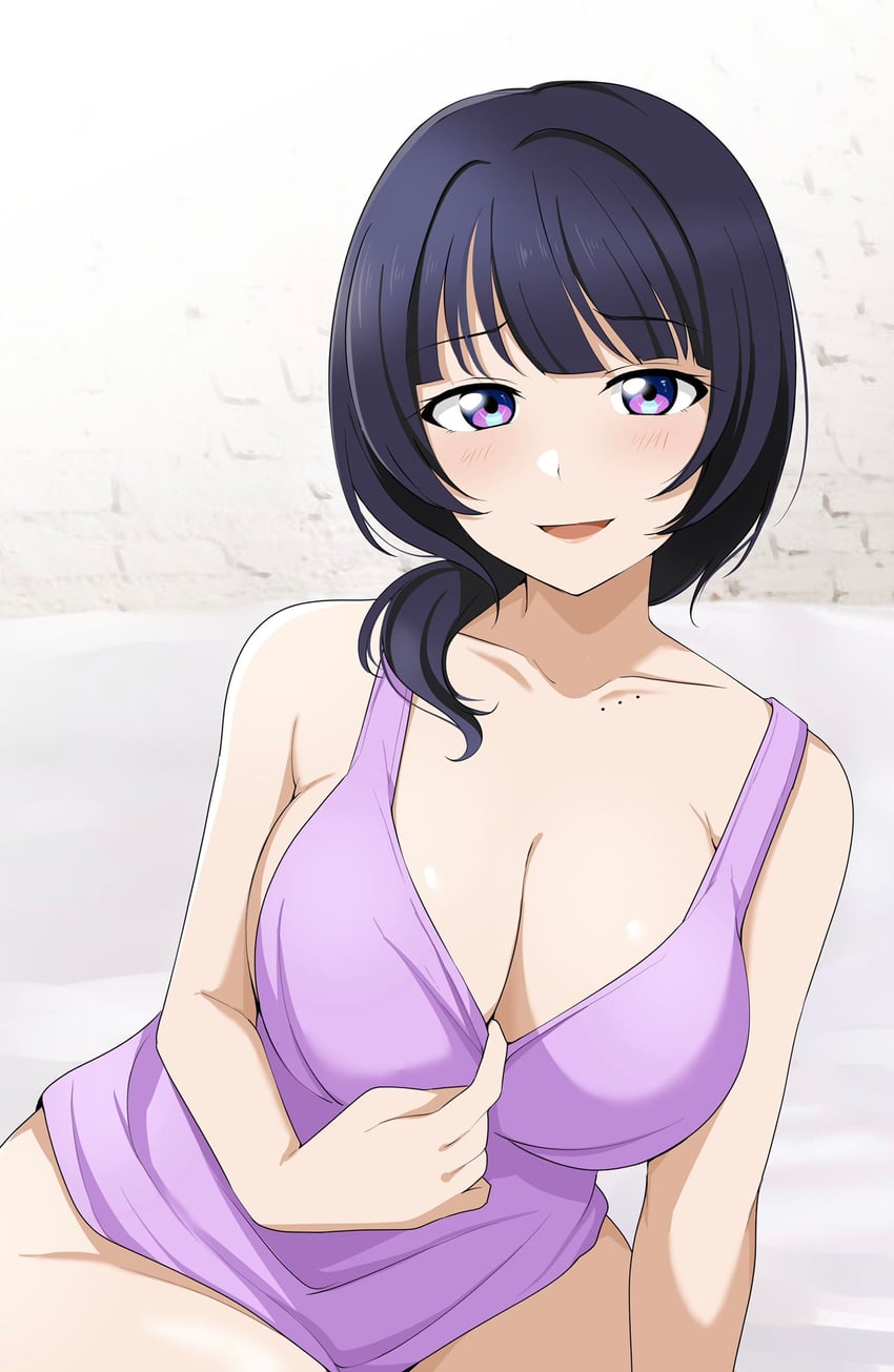 asaka karin (love live! and 1 more) drawn by barkhorn0331