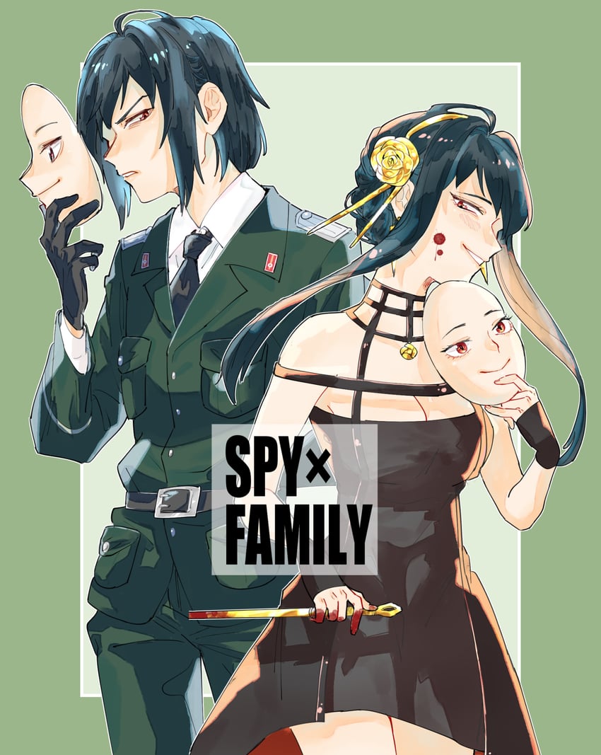 yor briar and yuri briar (spy x family) drawn by awarinko