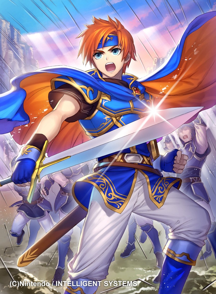 roy (fire emblem and 2 more) drawn by kyo=hibiki