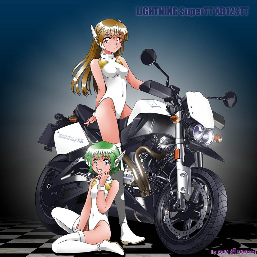 multi and serio (to heart) drawn by maki_michaux