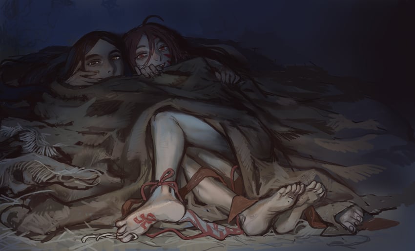 emperor of mankind and cultist-chan (warhammer 40k) drawn by mossacannibalis