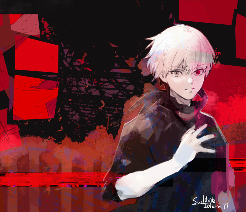 kaneki ken (tokyo ghoul) drawn by ishida_sui