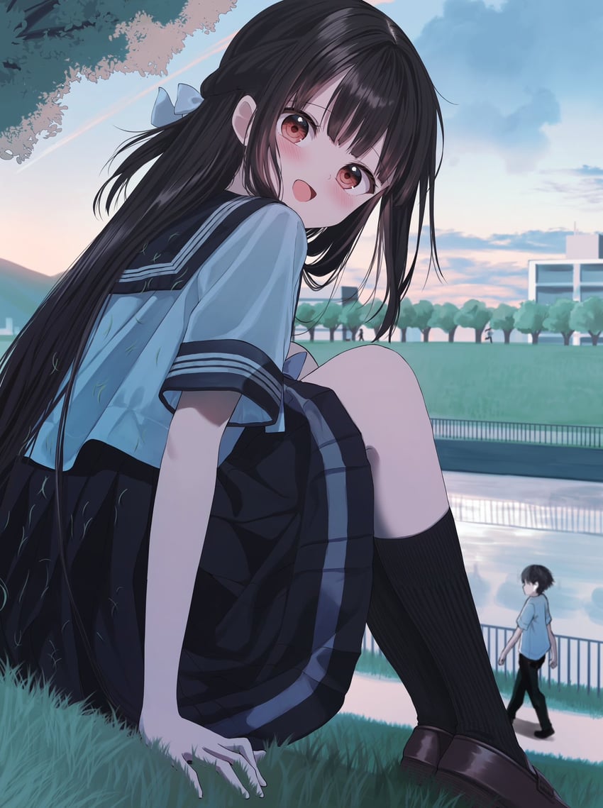 osana naruka (original) drawn by pentagon_(railgun_ky1206)