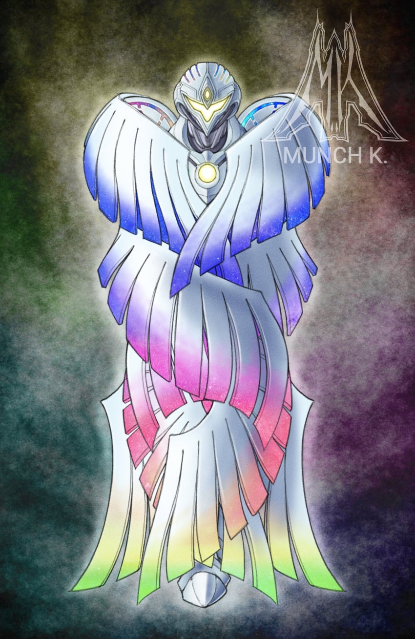 samus aran and galeem (super smash bros. and 2 more) drawn by munch_k