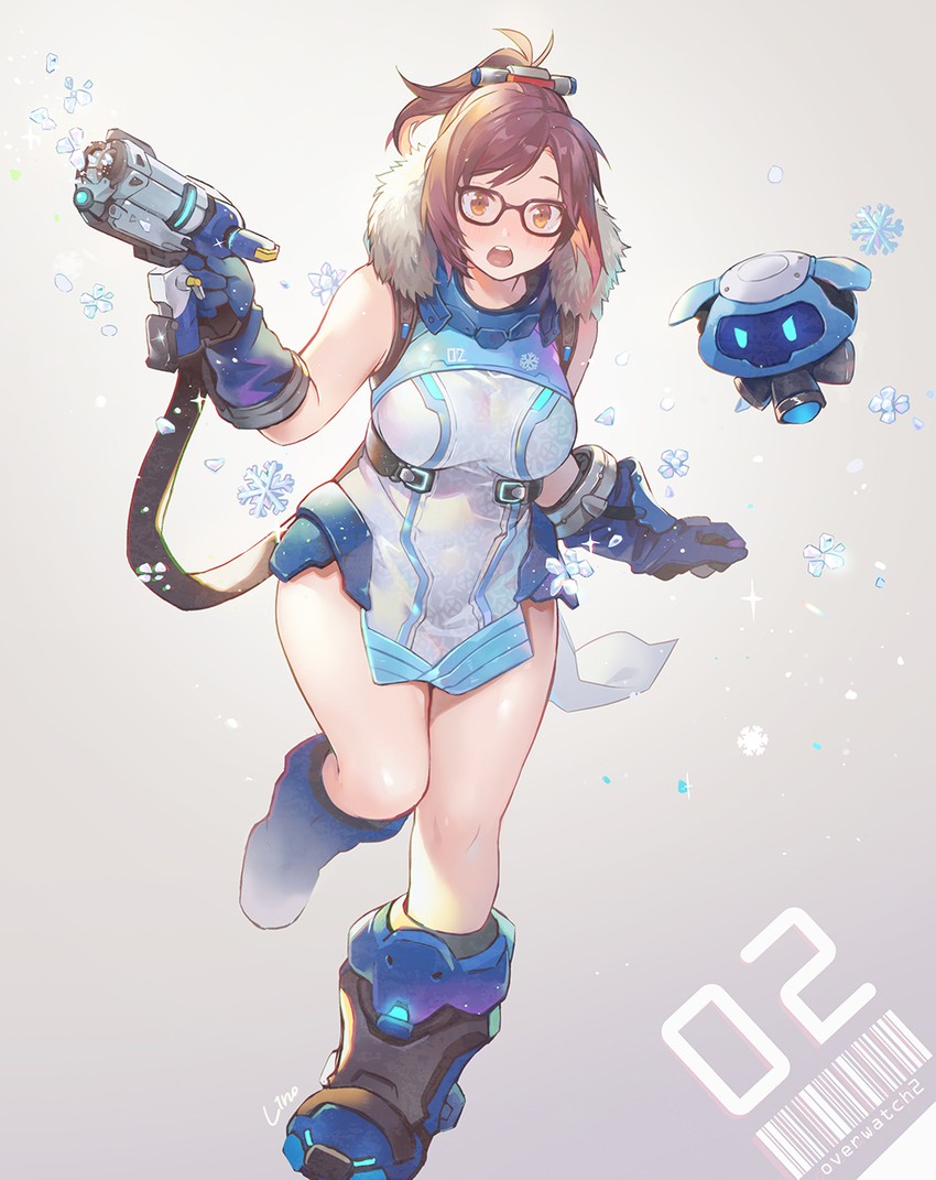 mei (overwatch and 1 more) drawn by lino_chang