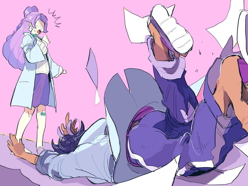 miriam and jacq (pokemon and 1 more) drawn by ram93820929