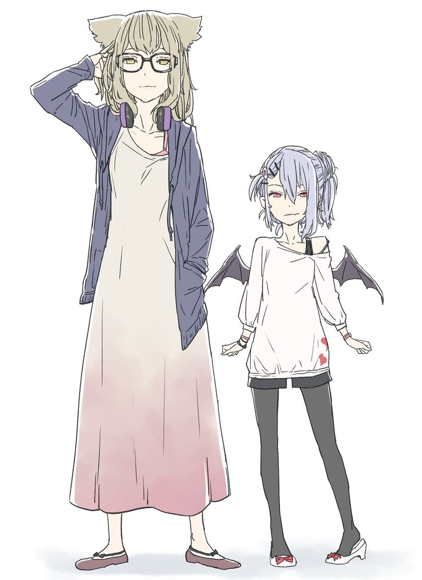 remilia scarlet and toyosatomimi no miko (touhou) drawn by kawayabug