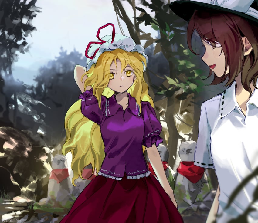 usami renko and maribel hearn (touhou and 1 more) drawn by kaigen_1025