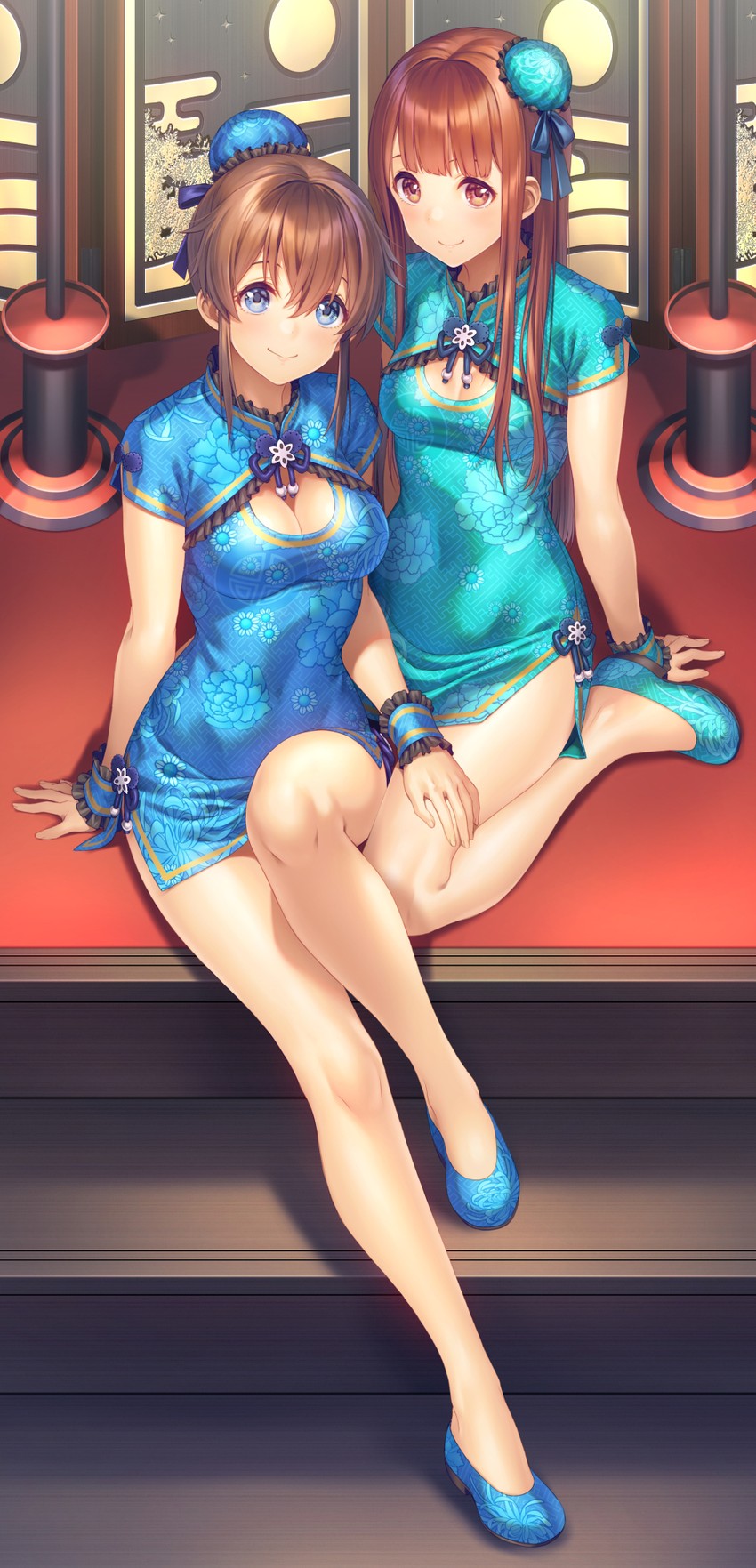 satake minako and tanaka kotoha (idolmaster and 1 more) drawn by nanaran