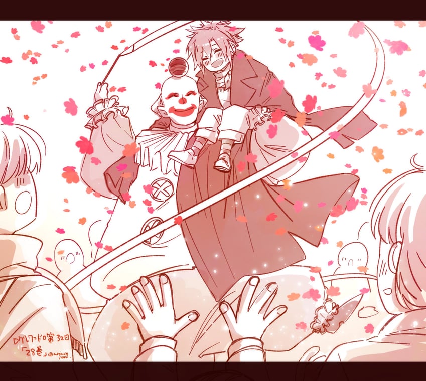 allen walker and mana walker (d.gray-man) drawn by kozuuu