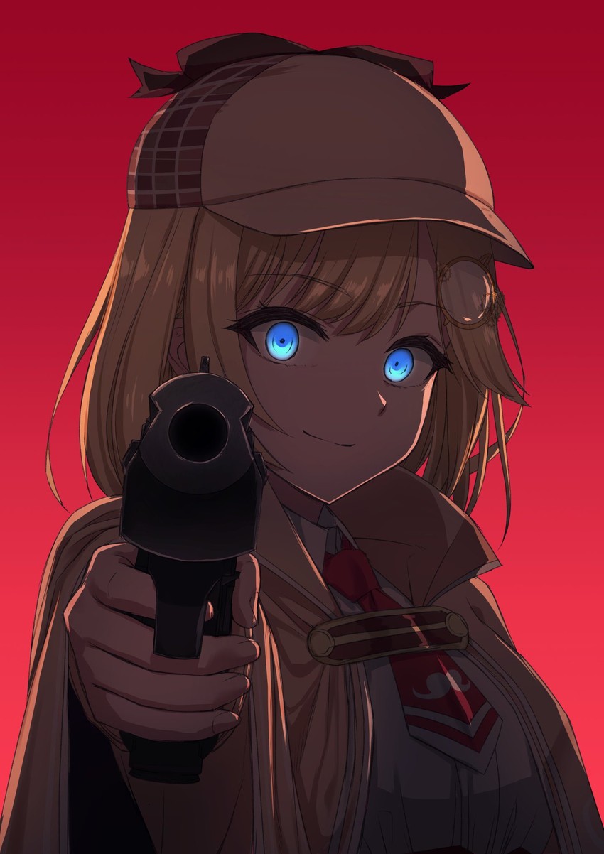 watson amelia (hololive and 1 more) drawn by weizen