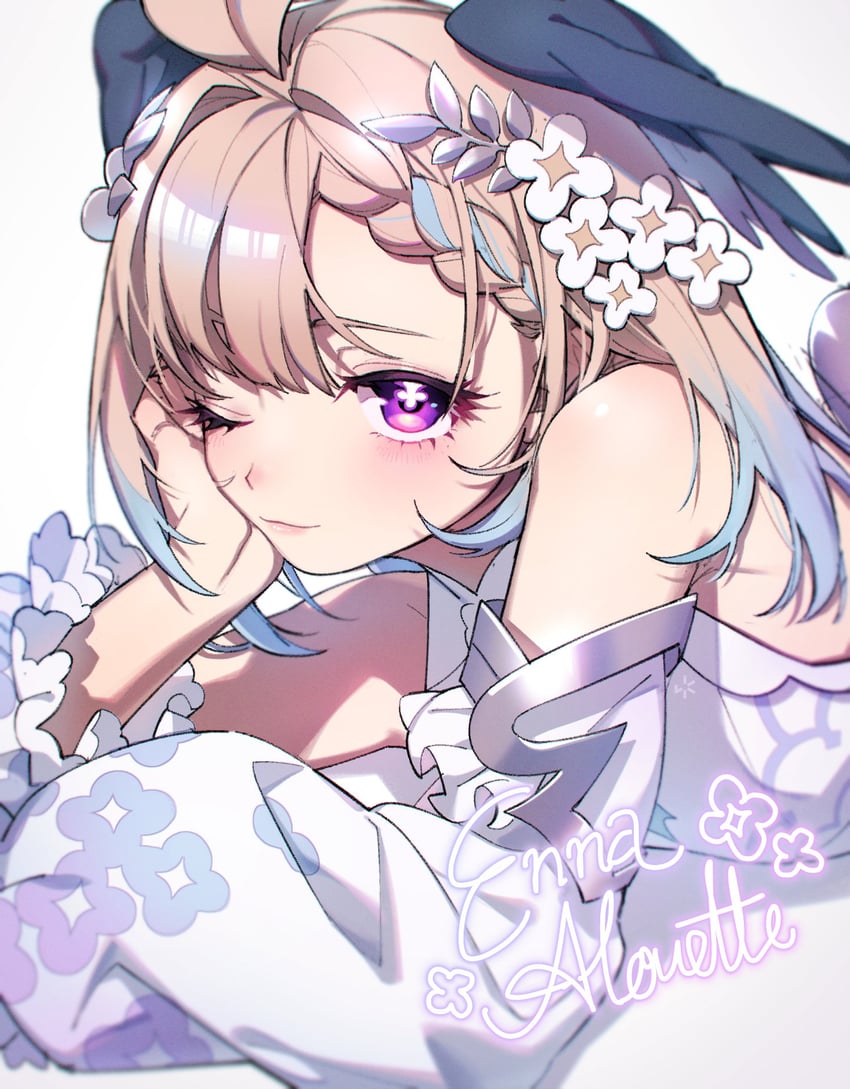 enna alouette (nijisanji and 1 more) drawn by wu_li_li