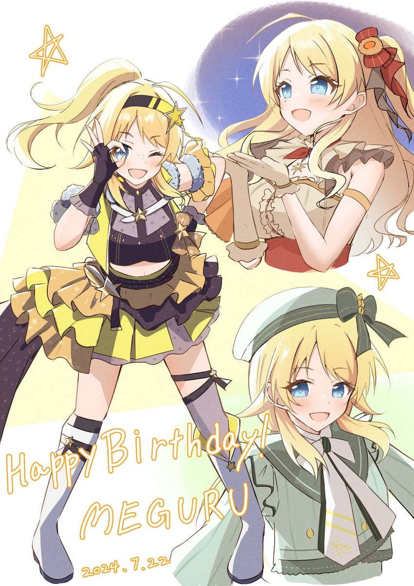hachimiya meguru (idolmaster and 2 more) drawn by magna_art