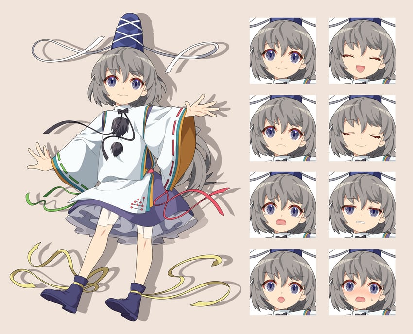 mononobe no futo (touhou) drawn by 4rion