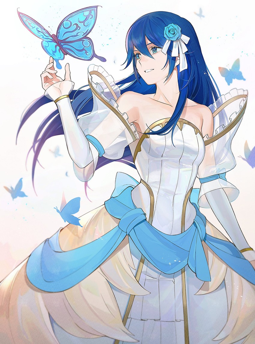 lucina (fire emblem and 2 more) drawn by kyufe