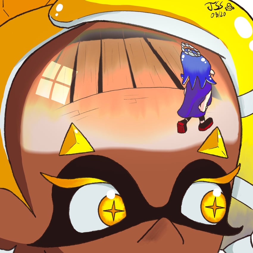 shiver and frye (splatoon and 2 more) drawn by thesneakyspy