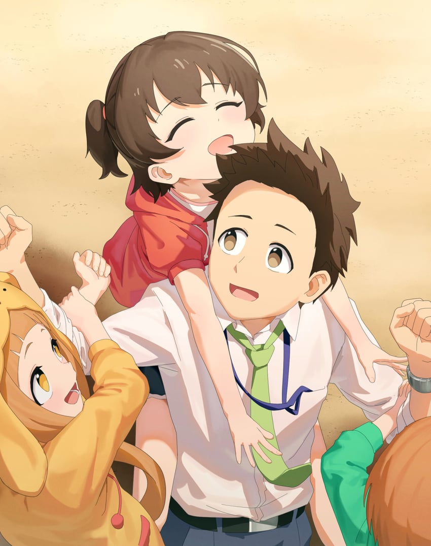 producer, akagi miria, ichihara nina, and ryuzaki kaoru (idolmaster and 2 more) drawn by dociracira